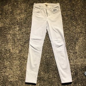 Light Blue Striped Pants